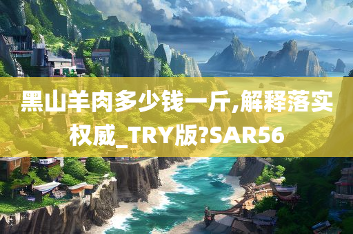 黑山羊肉多少钱一斤,解释落实权威_TRY版?SAR56