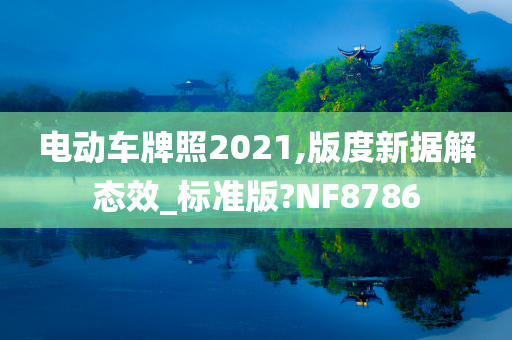 电动车牌照2021,版度新据解态效_标准版?NF8786