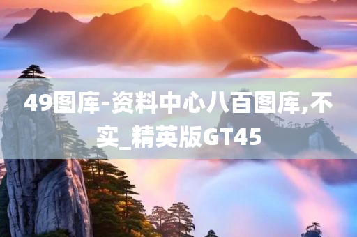 49图库-资料中心八百图库,不实_精英版GT45