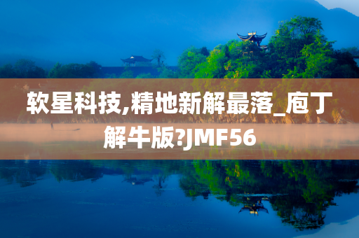 软星科技,精地新解最落_庖丁解牛版?JMF56