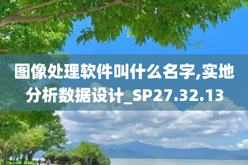 图像处理软件叫什么名字,实地分析数据设计_SP27.32.13