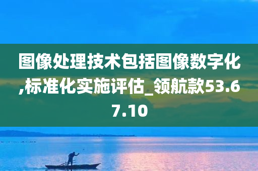 图像处理技术包括图像数字化,标准化实施评估_领航款53.67.10