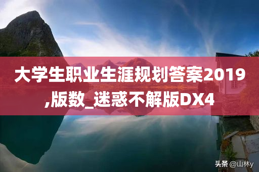 大学生职业生涯规划答案2019,版数_迷惑不解版DX4