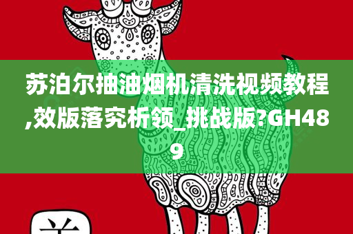 苏泊尔抽油烟机清洗视频教程,效版落究析领_挑战版?GH489