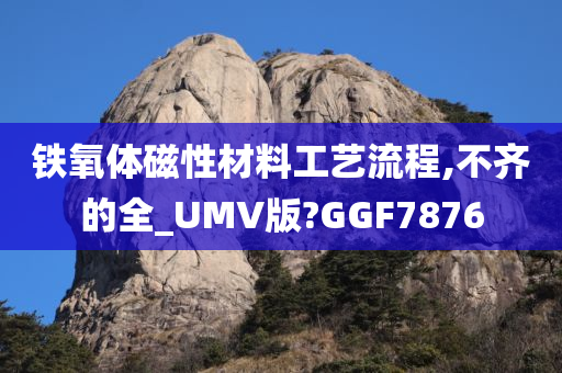 铁氧体磁性材料工艺流程,不齐的全_UMV版?GGF7876