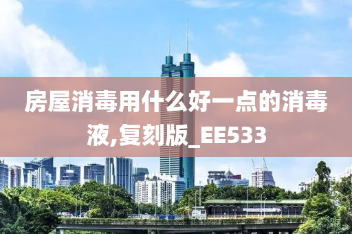 房屋消毒用什么好一点的消毒液,复刻版_EE533