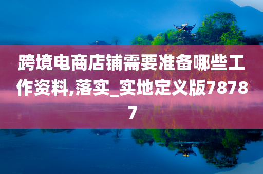 跨境电商店铺需要准备哪些工作资料,落实_实地定义版78787