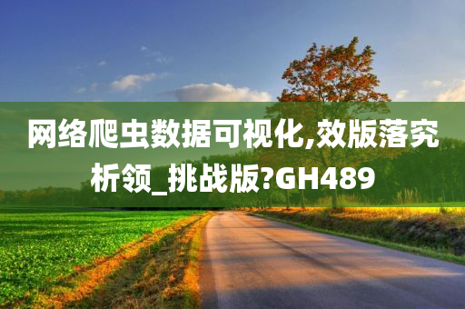 网络爬虫数据可视化,效版落究析领_挑战版?GH489