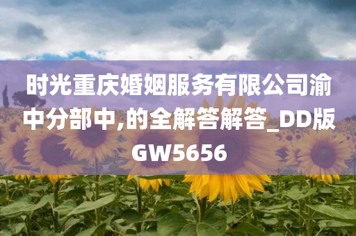 时光重庆婚姻服务有限公司渝中分部中,的全解答解答_DD版GW5656