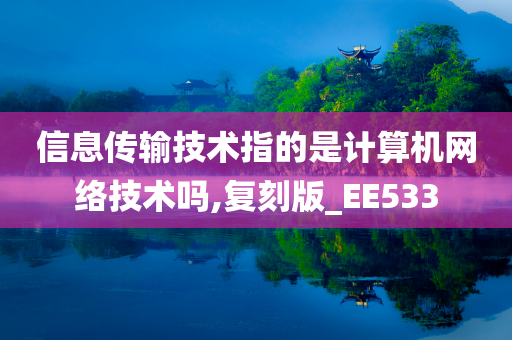 信息传输技术指的是计算机网络技术吗,复刻版_EE533