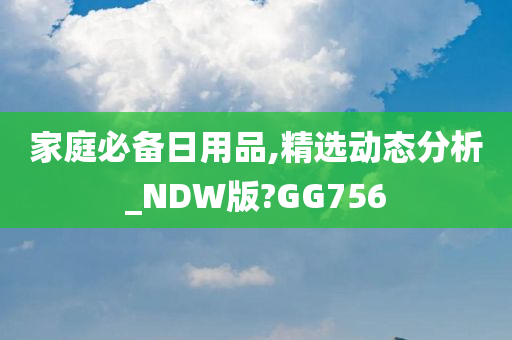 家庭必备日用品,精选动态分析_NDW版?GG756