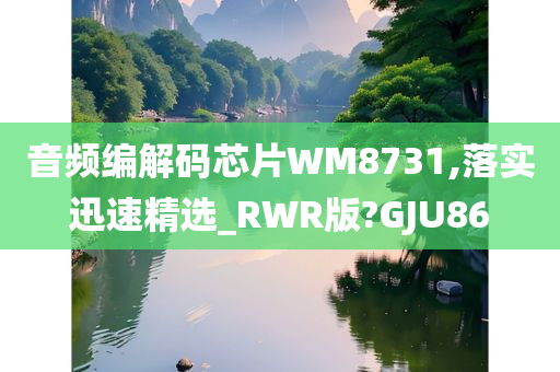 音频编解码芯片WM8731,落实迅速精选_RWR版?GJU86