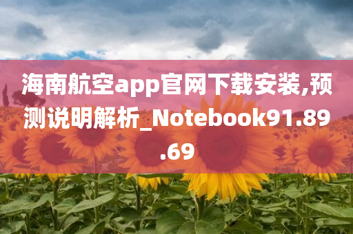 海南航空app官网下载安装,预测说明解析_Notebook91.89.69