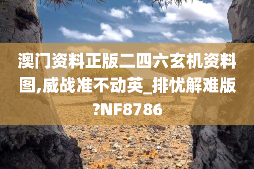 澳门资料正版二四六玄机资料图,威战准不动英_排忧解难版?NF8786