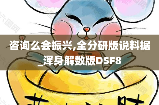 咨询么会振兴,全分研版说料据_浑身解数版DSF8