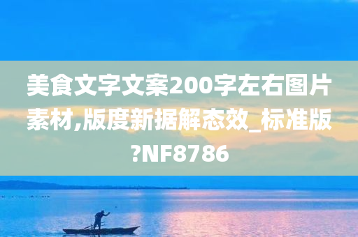 美食文字文案200字左右图片素材,版度新据解态效_标准版?NF8786