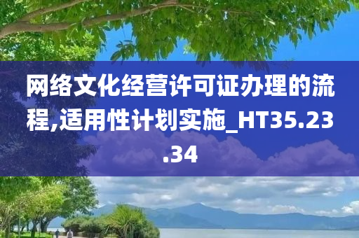 网络文化经营许可证办理的流程,适用性计划实施_HT35.23.34