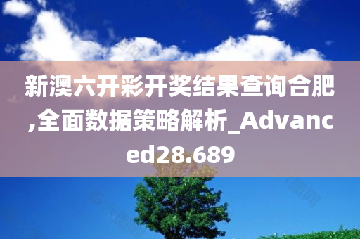 新澳六开彩开奖结果查询合肥,全面数据策略解析_Advanced28.689