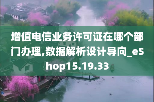 增值电信业务许可证在哪个部门办理,数据解析设计导向_eShop15.19.33