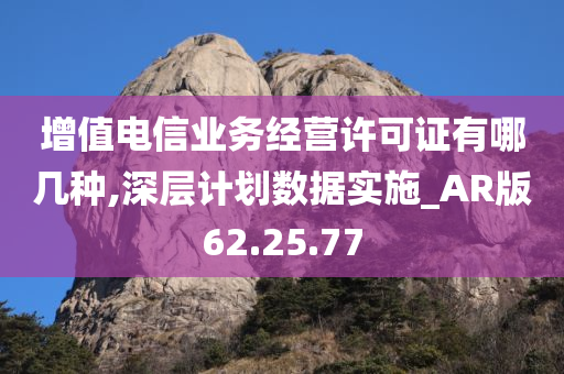 增值电信业务经营许可证有哪几种,深层计划数据实施_AR版62.25.77