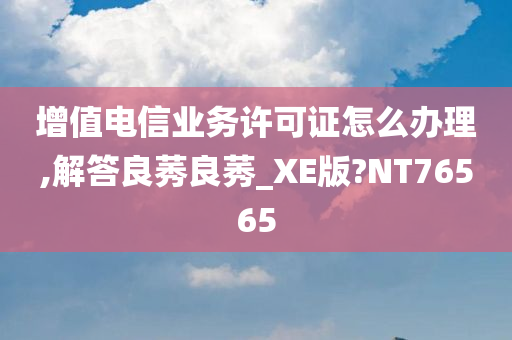 增值电信业务许可证怎么办理,解答良莠良莠_XE版?NT76565