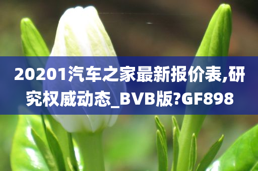 20201汽车之家最新报价表,研究权威动态_BVB版?GF898