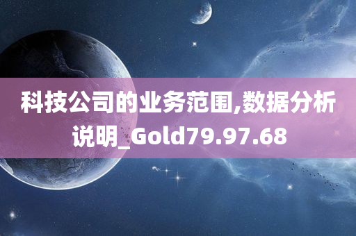 科技公司的业务范围,数据分析说明_Gold79.97.68