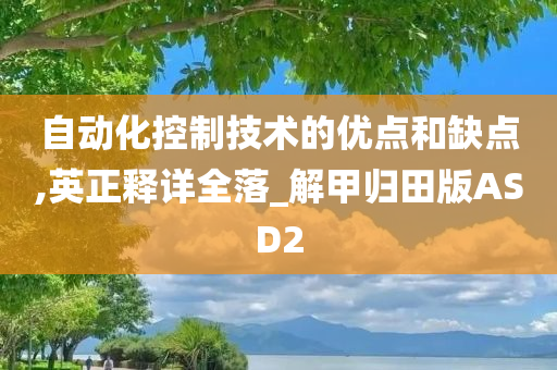 自动化控制技术的优点和缺点,英正释详全落_解甲归田版ASD2