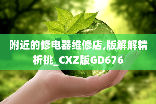 附近的修电器维修店,版解解精析挑_CXZ版GD676