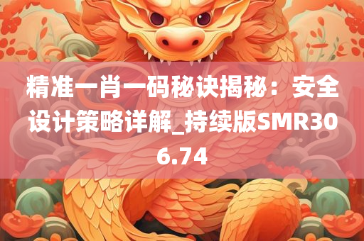 精准一肖一码秘诀揭秘：安全设计策略详解_持续版SMR306.74