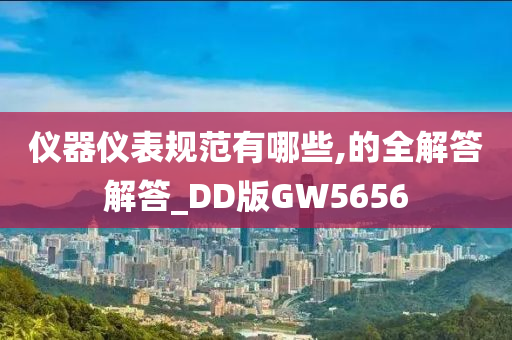 仪器仪表规范有哪些,的全解答解答_DD版GW5656