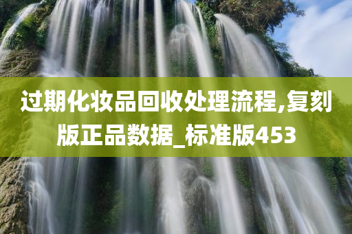 过期化妆品回收处理流程,复刻版正品数据_标准版453