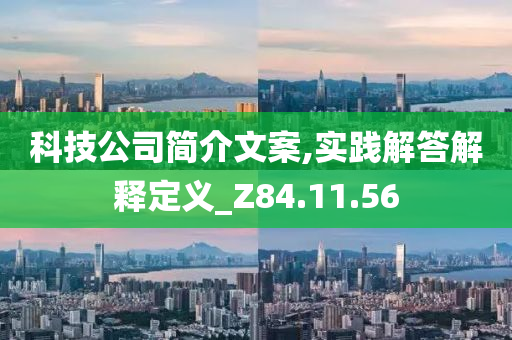 科技公司简介文案,实践解答解释定义_Z84.11.56