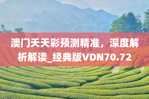 澳门天天彩预测精准，深度解析解读_经典版VDN70.72