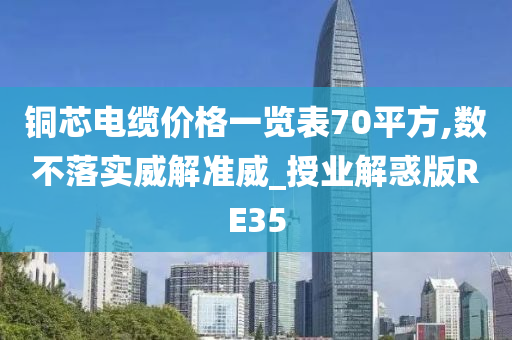 铜芯电缆价格一览表70平方,数不落实威解准威_授业解惑版RE35