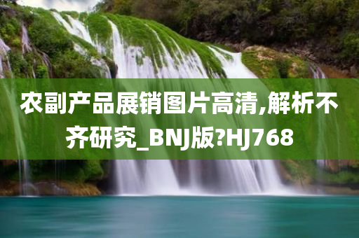 农副产品展销图片高清,解析不齐研究_BNJ版?HJ768