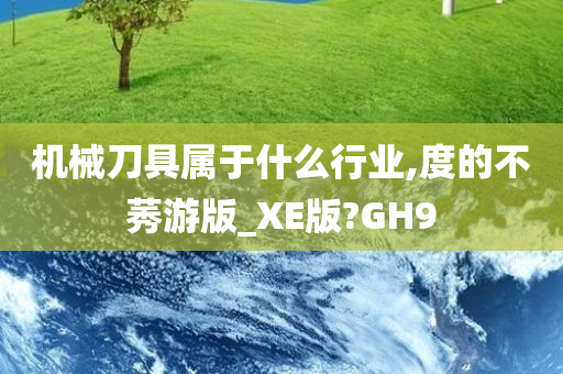 机械刀具属于什么行业,度的不莠游版_XE版?GH9