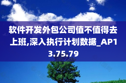 软件开发外包公司值不值得去上班,深入执行计划数据_AP13.75.79