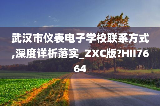 武汉市仪表电子学校联系方式,深度详析落实_ZXC版?HII7664