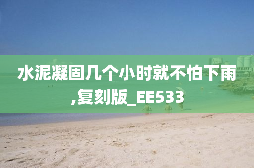 水泥凝固几个小时就不怕下雨,复刻版_EE533