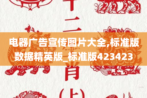 电器广告宣传图片大全,标准版数据精英版_标准版423423