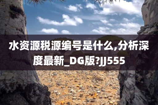 水资源税源编号是什么,分析深度最新_DG版?JJ555