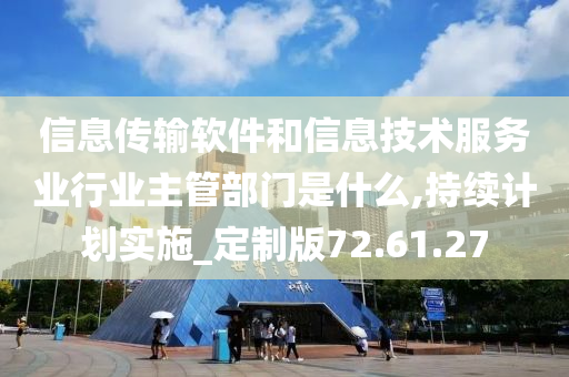 信息传输软件和信息技术服务业行业主管部门是什么,持续计划实施_定制版72.61.27