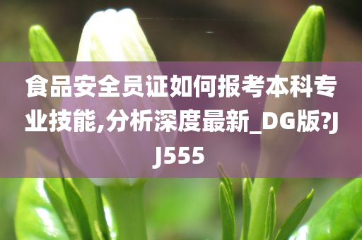 食品安全员证如何报考本科专业技能,分析深度最新_DG版?JJ555