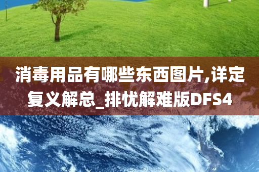 消毒用品有哪些东西图片,详定复义解总_排忧解难版DFS4