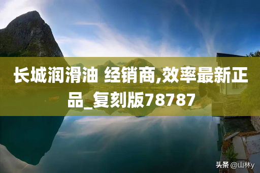 长城润滑油 经销商,效率最新正品_复刻版78787