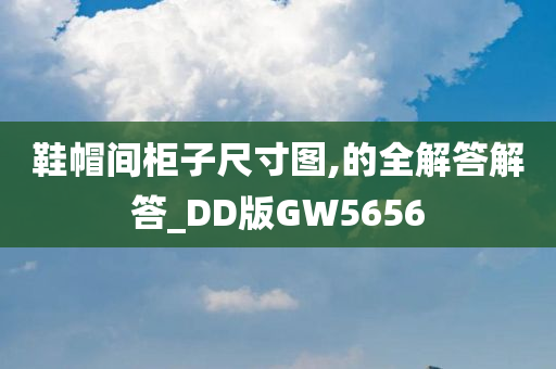 鞋帽间柜子尺寸图,的全解答解答_DD版GW5656