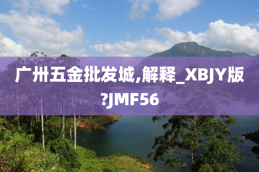 广卅五金批发城,解释_XBJY版?JMF56