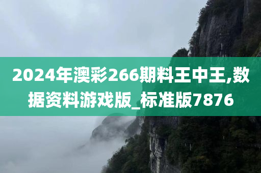 2024年澳彩266期料王中王,数据资料游戏版_标准版7876