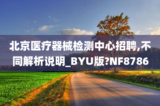 北京医疗器械检测中心招聘,不同解析说明_BYU版?NF8786